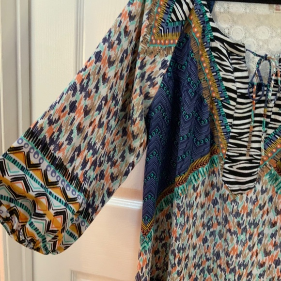 Anthropologie Fig & Flower Boho Peasant Top Plus Size 2X - Picture 5 of 11